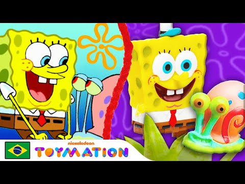 Bob Esponja Brinquedos Tenha o MELHOR DIA DE TODOS! | @SpongeBob SquarePants Oficial | Toymation