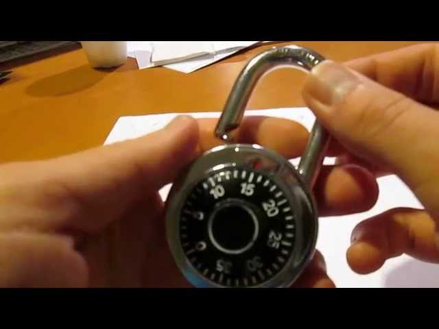How To Unlock A Hardened Master Lock