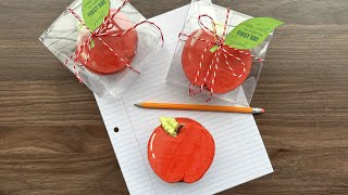 Back to School Apple Cupcakes
