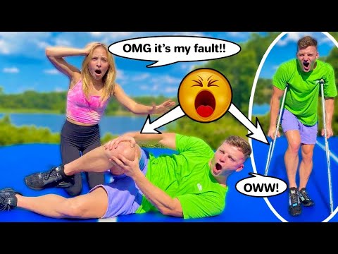 I INJURED INSANE ACROBAT! Ft. the Shark! **He freaked out!**