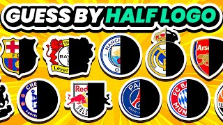 GUESS THE 100 CLUBS BY HALF LOGO IN 3 SECONDS - GUESS THE LOGO / QUIZ FOOTBALL TRIVIA 2024