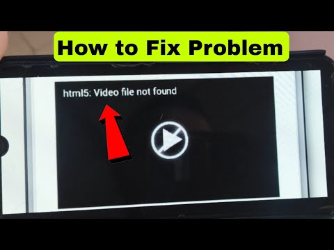 How to fix html5 video file not found chrome problem | html5 video file not found google chrome