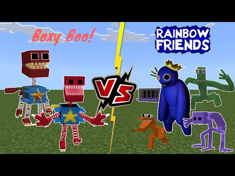 Project Playtime Boxy Boo VS Rainbow Friends