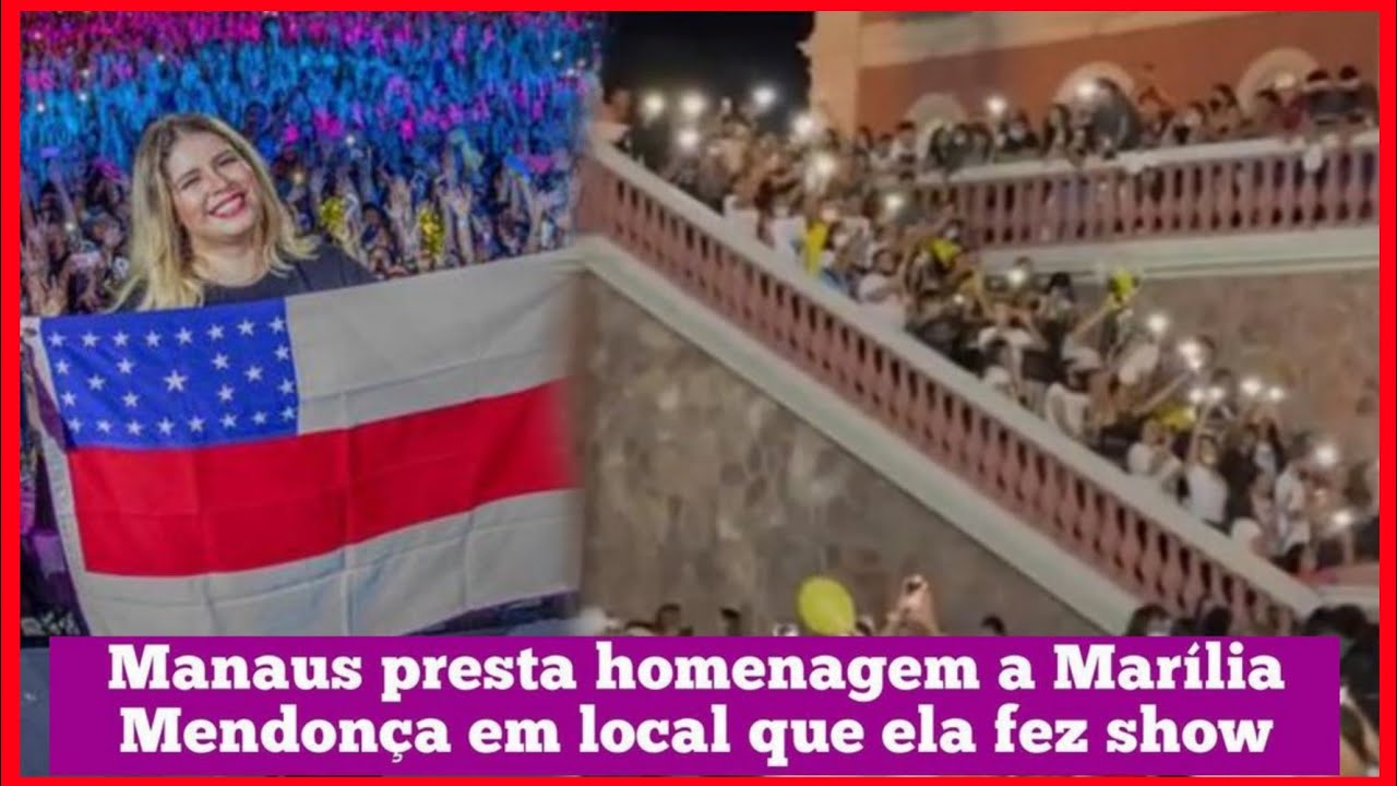 Fãs Manauaras prestam homenagem  à cantora Marília Mendonça