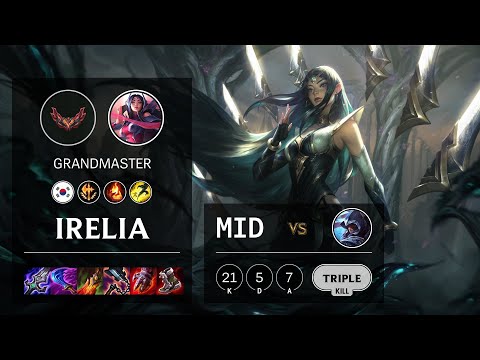 Irelia Mid vs Talon - KR Grandmaster Patch 12.2