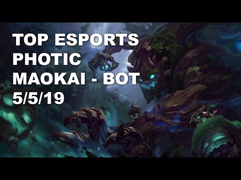 Top Esports Photic Bot Maokai vs Aphelios - KR Grandmaster Patch 10.8