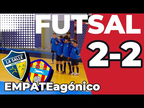 FUTSAL 2ªparte I Empate para LA SALLE vs JOVES D'INCA I Benjamín Mejores jugadas de niños