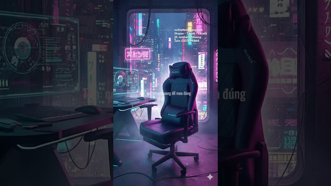 Ghế Gaming Cao Cấp Ngả Nằm Sâu, Form To Dày Tay Tuỳ Chỉnh Có Gác Chân Da Pu Cao Cấp | AH10 Brow