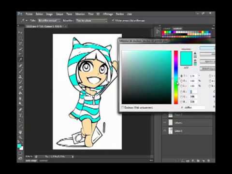 comment bien colorier sur photoshop