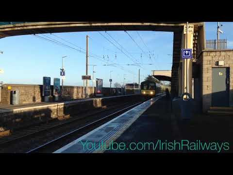 Irish Rail Dart EMU 8601+8616 Passes Sutton Out Of Service