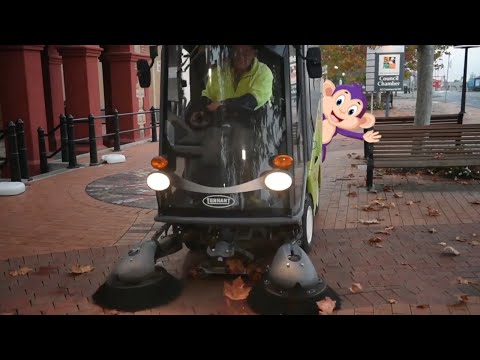 Curious Tots: How do Street Sweepers Work | Fun educational videos for toddlers & kids