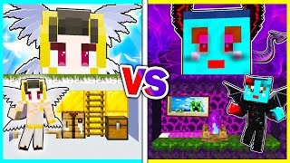光のセキュリティVS闇のセキュリティハウス作り対決✨👿【まいくら / マインクラフト】