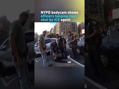 NYPD bodycam shows officers helping man shot by ICE agent