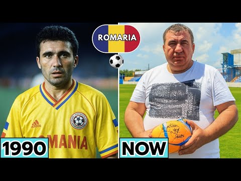 ROMANIA 🇷🇴 WORLD CUP 1990 SQUAD ⚽THEN AND NOW