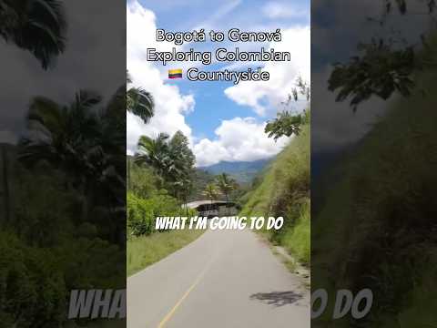 Bogotá 🇨🇴 → Génova (Quindío) — Coffee Farm Bound  #Colombia #Quindio #Shorts