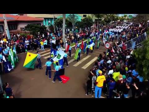 Porta-bandeiras CECM Olavo Bilac - Faxinal/Pr. Desfile Cívico 7 de setembro de 2026