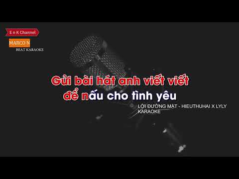 [KARAOKE] LỜI ĐƯỜNG MẬT - LYLY ft HIEUTHUHAI (có GIỌNG LYLY) - MARCO N