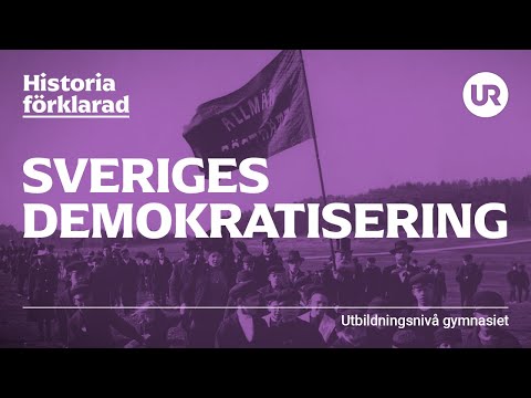 , title : 'Sveriges demokratisering förklarad | HISTORIA | Gymnasienivå'
