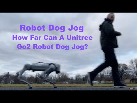 Robot Dog Jog - How Far Can The Unitree Go2 Jog