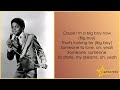 The Jackson 5 - Michael Jackson Big Boy lyrics