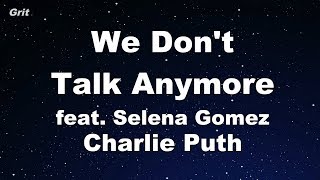 Download lagu We Don't Talk Anymore feat. Selena Gomez - Charlie Puth Karaoke 【With Guide Melody】 Instrumental mp3 Download lagu We Don't Talk Anymore feat. Selena Gomez - Charlie Puth Karaoke 【With Guide Melody】 Instrumental mp3