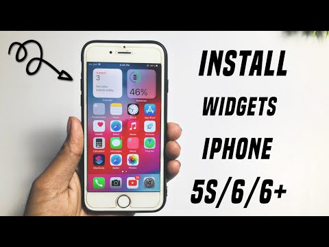 How To Get Widget On iOS 12 | How To Enable widgets on iPhone 6,6+,5s | Install widgets on iphone 6