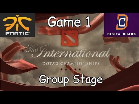Fnatic vs DC - Game 1 - TI6 Group Stage - Highlights