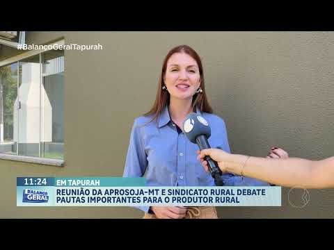 Reunião da APROSOJA MT e Sindicato Rural debate pautas importantes para o produtor rural.