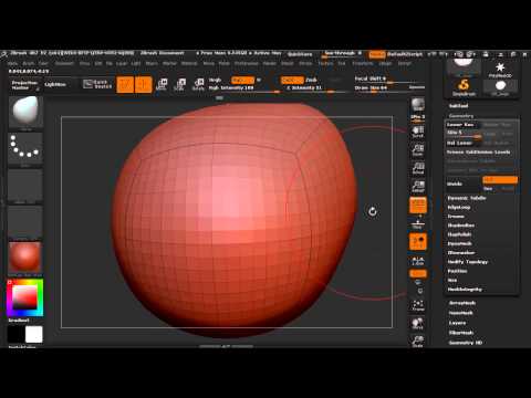 Introduction to ZBrush 4R7 9