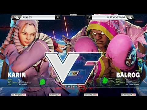 NLBC v.90 - Street Fighter V - PG Punk (Karin) vs RIZE Smug (Balrog) [1080p/60fps]