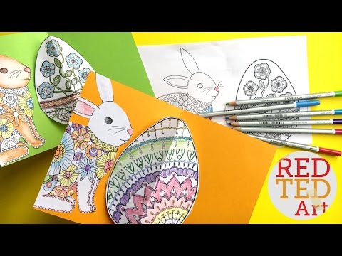 Easy Pop Up Easter Card - 3D Easter Egg DIY