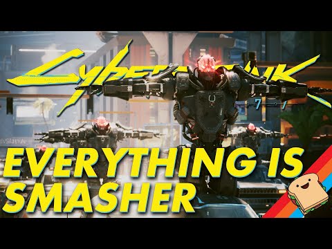 I Turned Everything Into the Hardest Boss Adam Smasher in CYBERPUNK 2077!