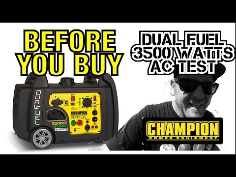 Before You Buy - Champion Dual Fuel 3500w Inverter...