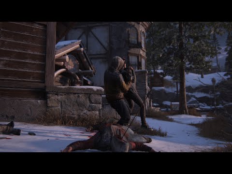 Grounded Ellie winter stealth is the best | PS5 (Grounded) The last of us part 1