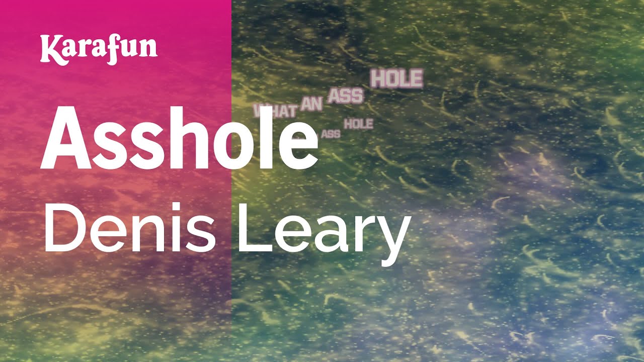 Asshole - Denis Leary | Karaoke Version | KaraFun