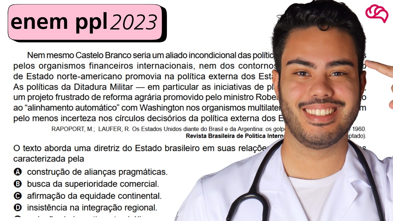 Resolução em Vídeo — Questão 65 ENEM 2023 PPL