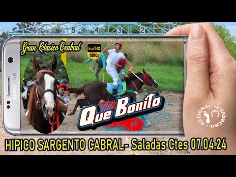 QUE BONITO-Gran Clasico Central- Hipico Sargento Cabral- Saladas Ctes- 07.04.24