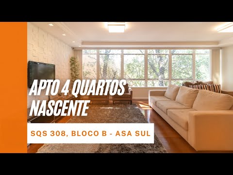 APTO NA SQS 308, BLOCO B - Asa Sul
