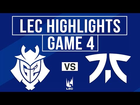 G2 vs FNC Highlights Game 4 | LEC 2024 Season Finals | G2 Esports vs Fnatic