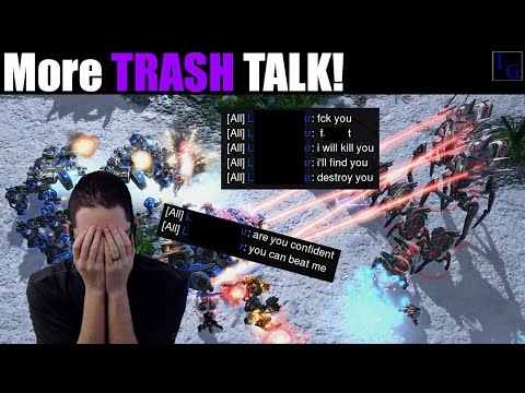 Salty Terran RAGES & TRASH TALKS! | Protoss versus Terran Game | Starcraft 2 Ladder PvT SC2 Match