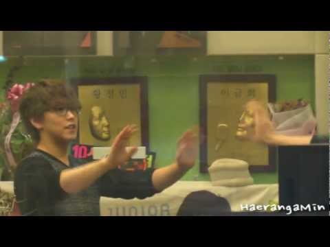 [Fancam] 121023 Sukira Sungmin -  슈키라에 놀러온 동방신기~^^