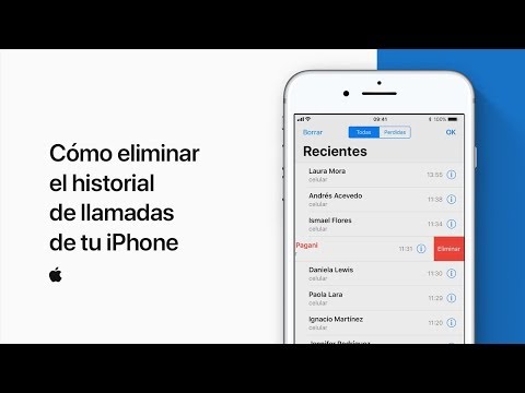 Cómo ver y eliminar el historial de llamadas en iPhone