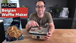 All Clad 4 Section Belgian Waffle Maker Review - The ULTIMATE Waffle Maker for this Reason!