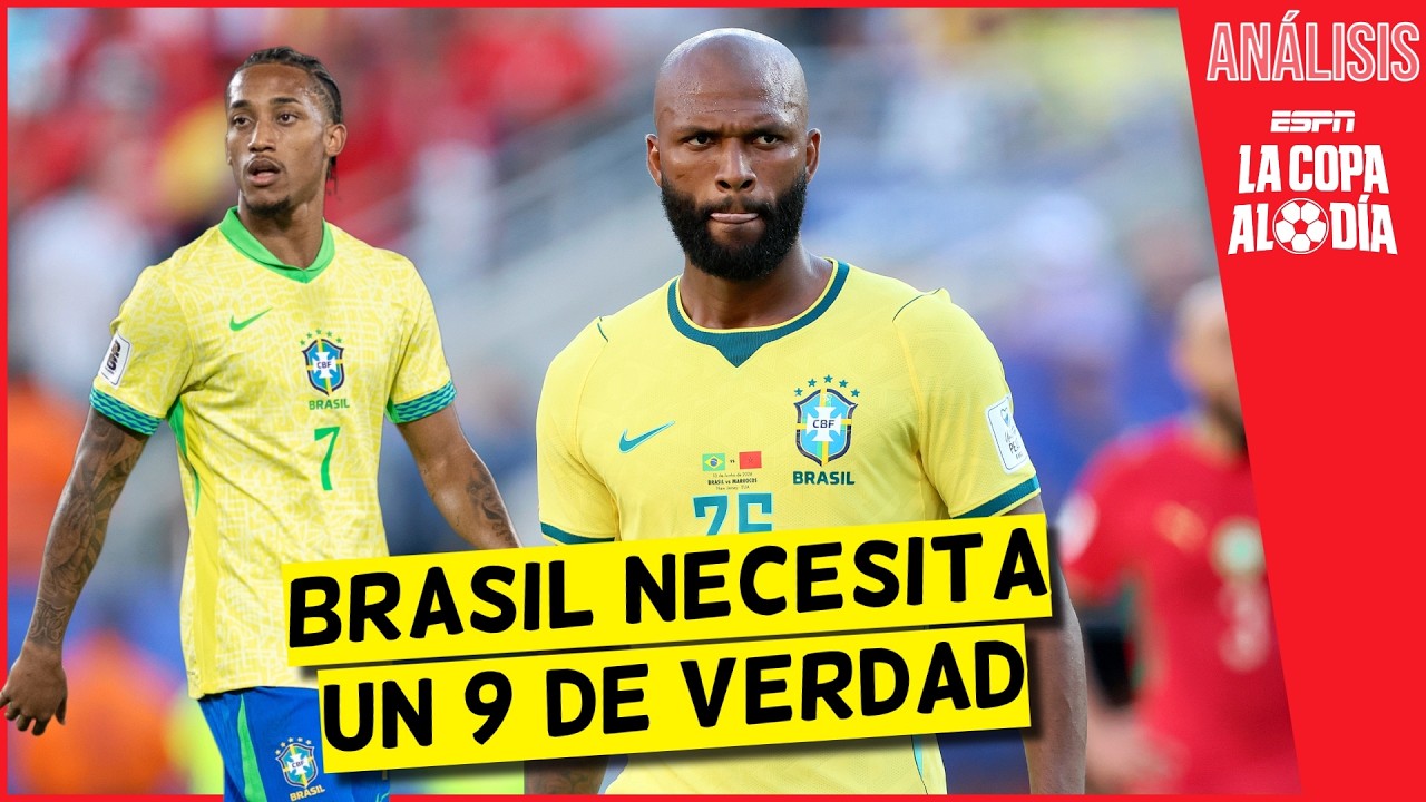 A BRASIL LE FALTÓ UN 9 DE PESO para vencer a MARRUECOS en el debut del MUNDIAL | La Copa Al Día