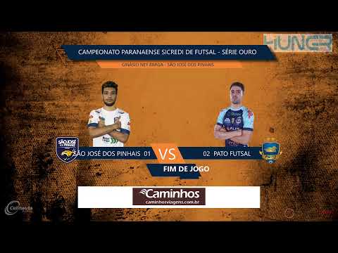 São José dos Pinhais x Pato Futsal - PARANAENSE OURO - AO VIVO