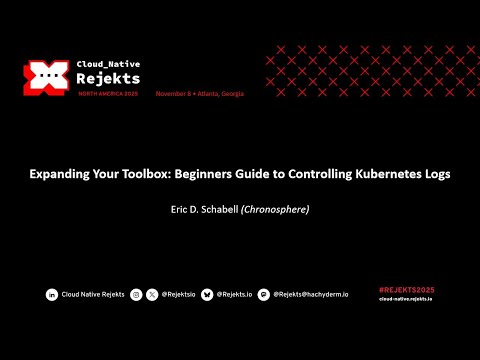 Expanding Your Toolbox: Beginners Guide to Controlling Kubernetes Logs