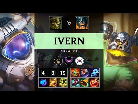 Ivern Jungle vs Olaf - KR Master Patch 25.07
