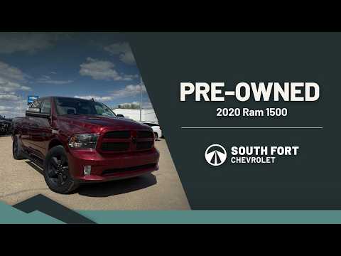 2020 Ram 1500 Classic Express 4x4 Crew Cab 5'7" Box in Red for sale at South Fort Chevrolet in Fort Saskatchewan, AB