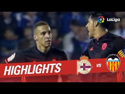 Highlights Deportivo de la Coruña vs Valencia CF (1-1)