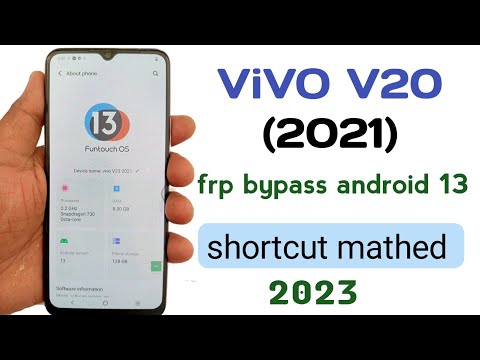 Vivo v20 (2021) frp bypass android 13 whithout pc